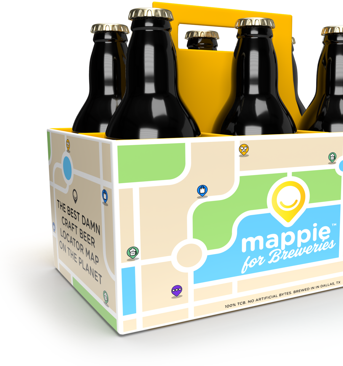 Mappie for Breweries 6-pack